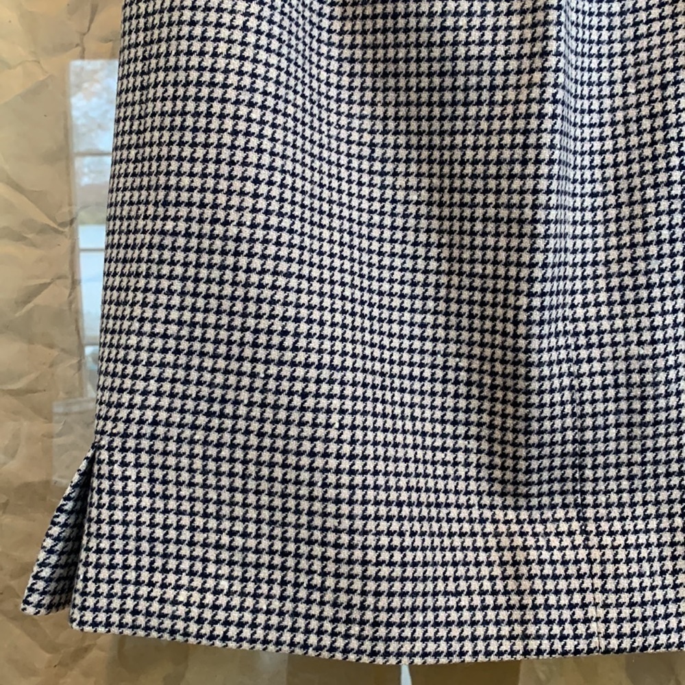 Pendleton | Vintage Houndstooth Wool Pencil Fully… - image 4